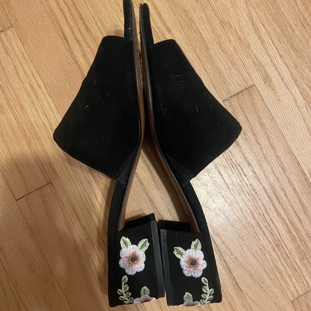 Franco Sarto Embroidered Sandal
